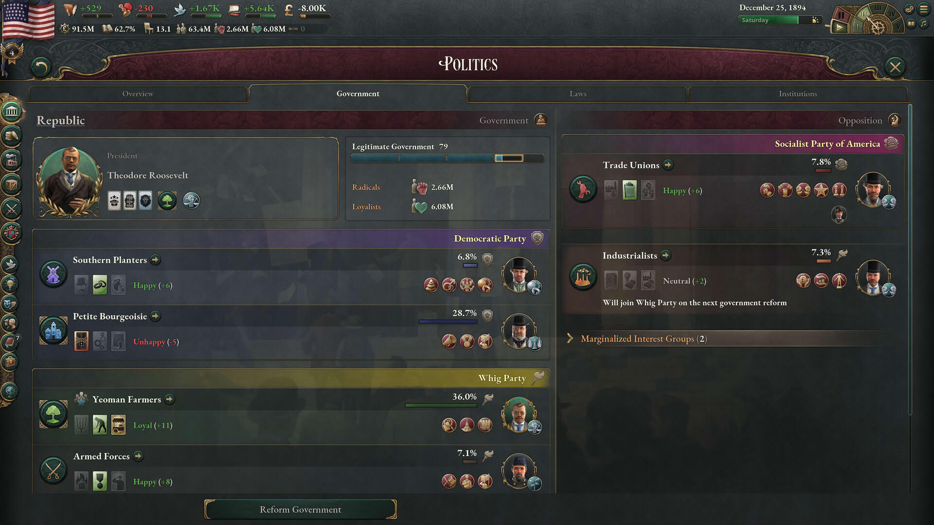 Screenshot for Victoria 3