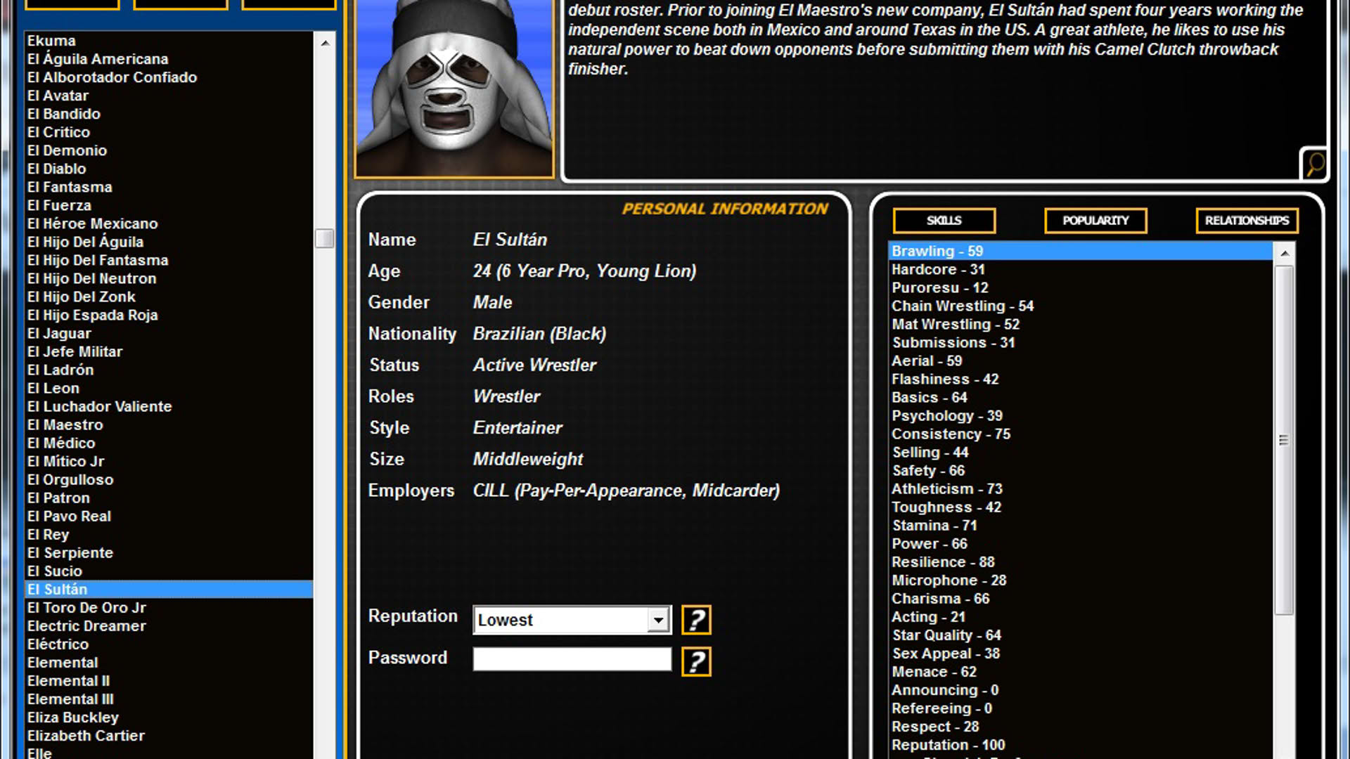 Screenshot for Total Extreme Wrestling 2013
