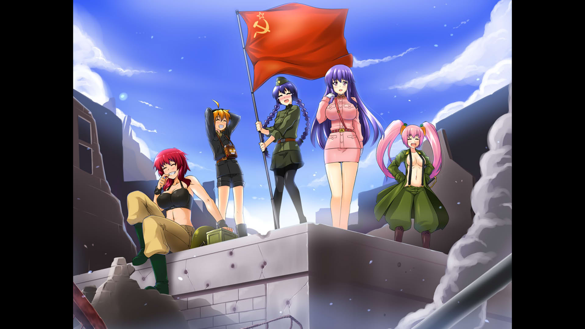 Screenshot for Hebereke!: March! Red Army Girls' Brigade