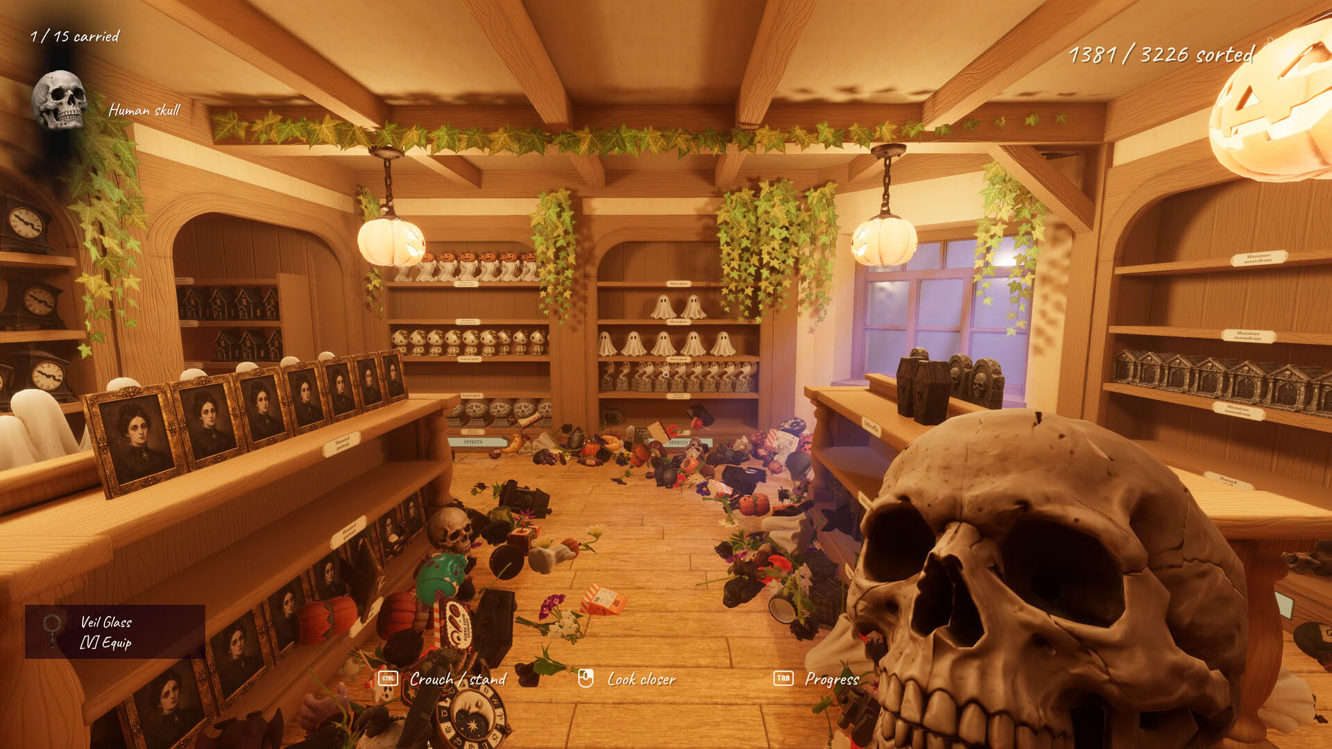 Screenshot for Tidy Up the Halloween Shop