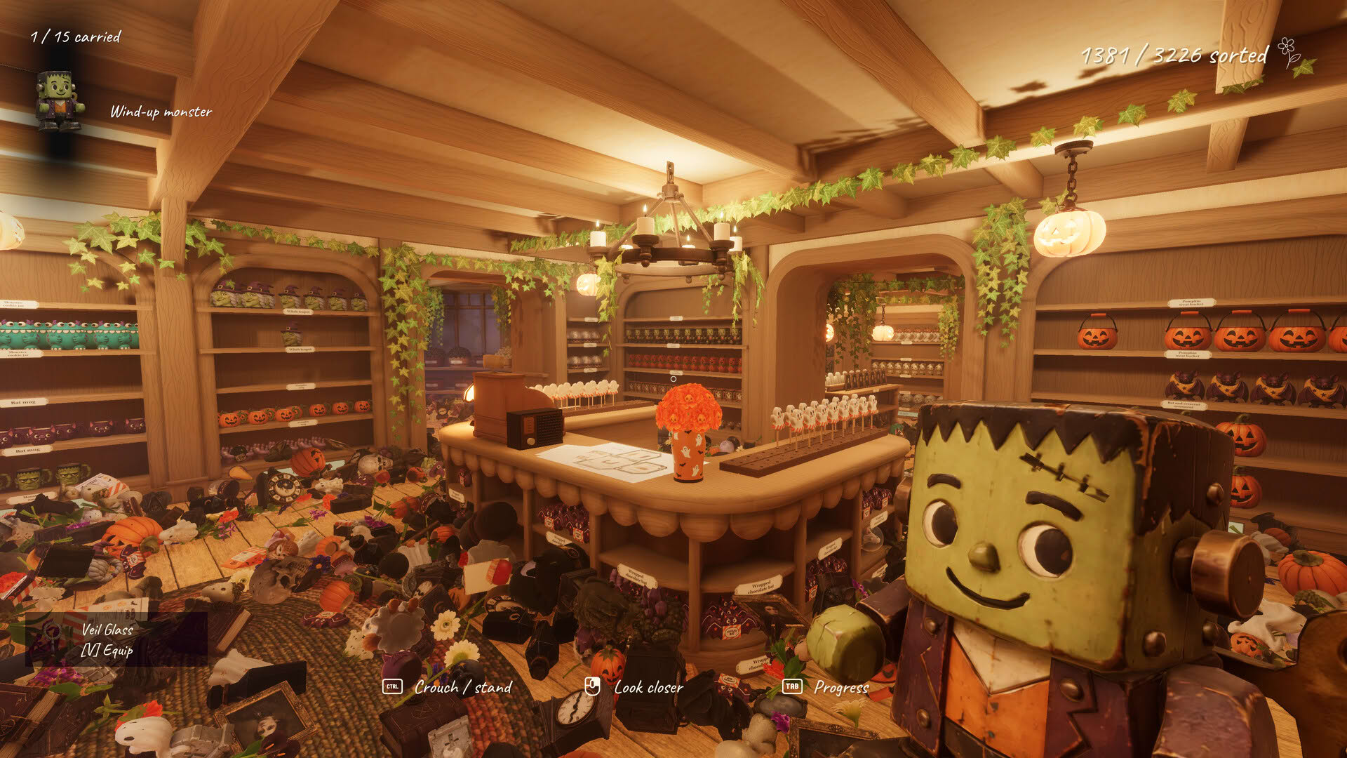 Screenshot for Tidy Up the Halloween Shop