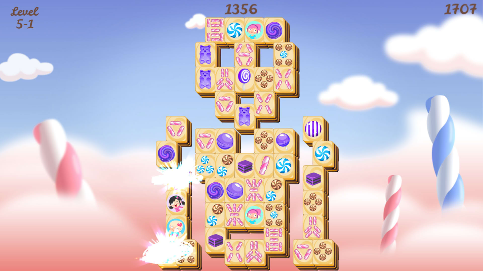 Screenshot for Sweet Candy Mahjong