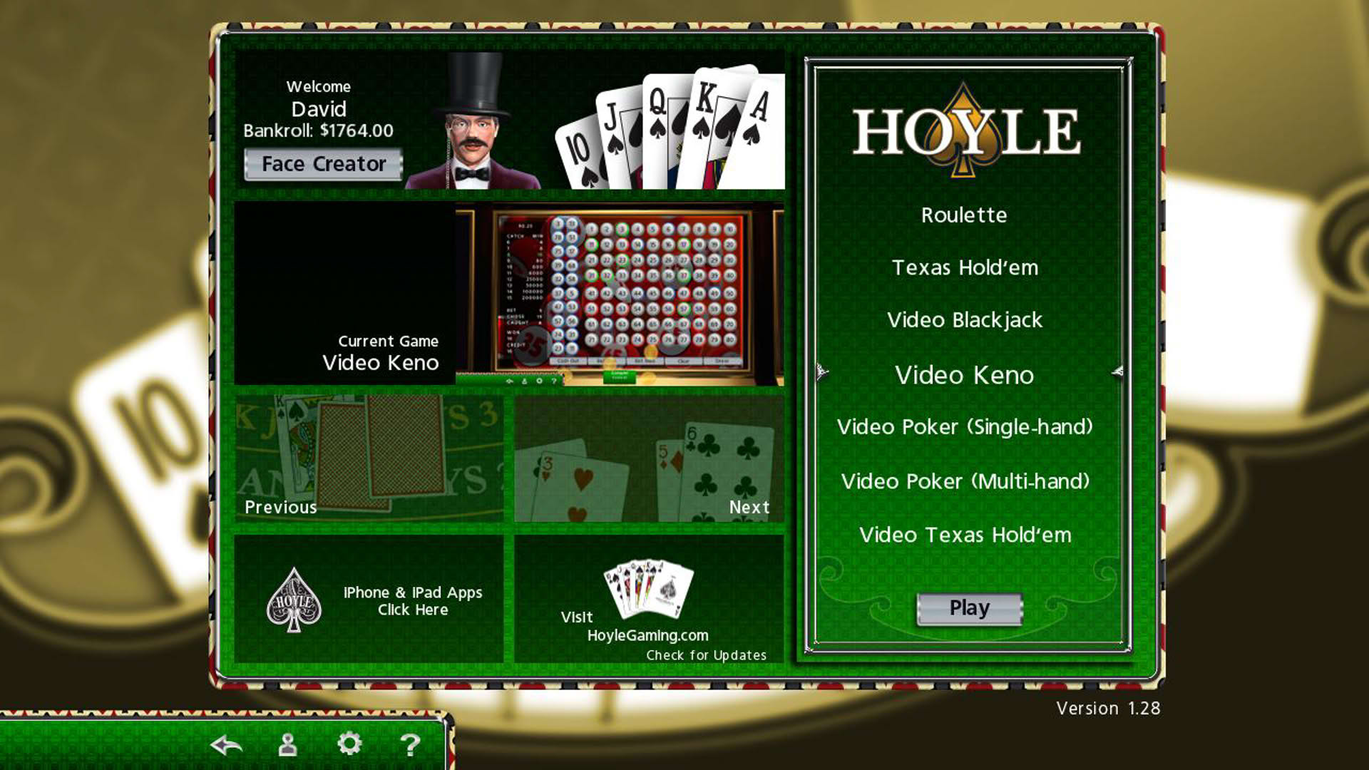 Screenshot for Hoyle Official Casino Games