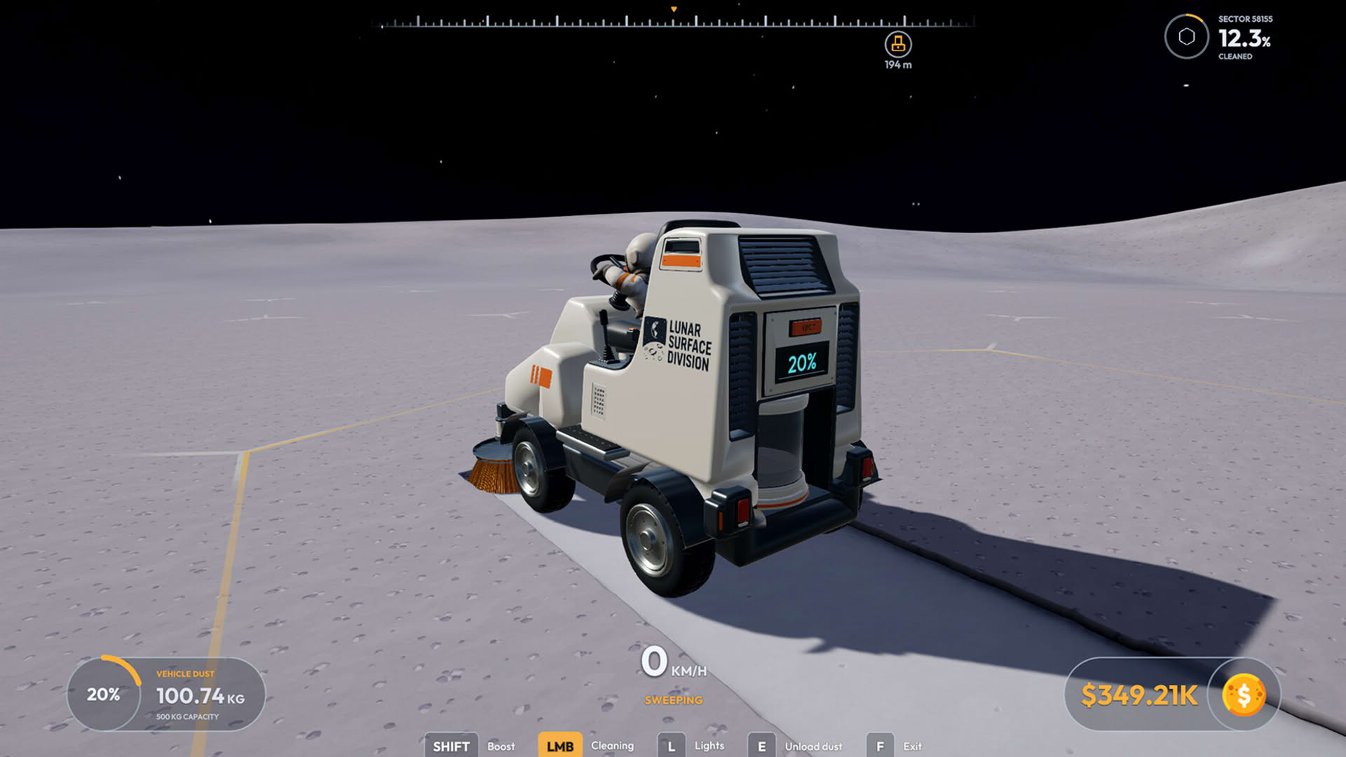Screenshot for Moon Sweepers