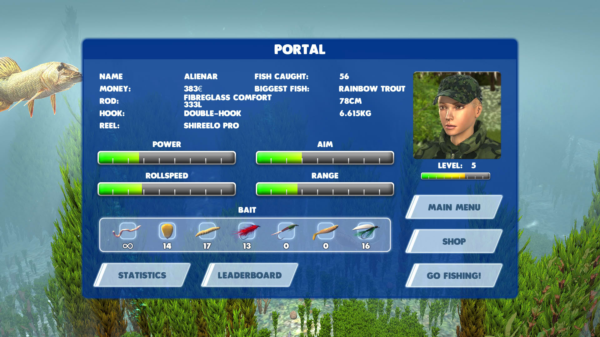 Screenshot for 3D Arcade Fishing