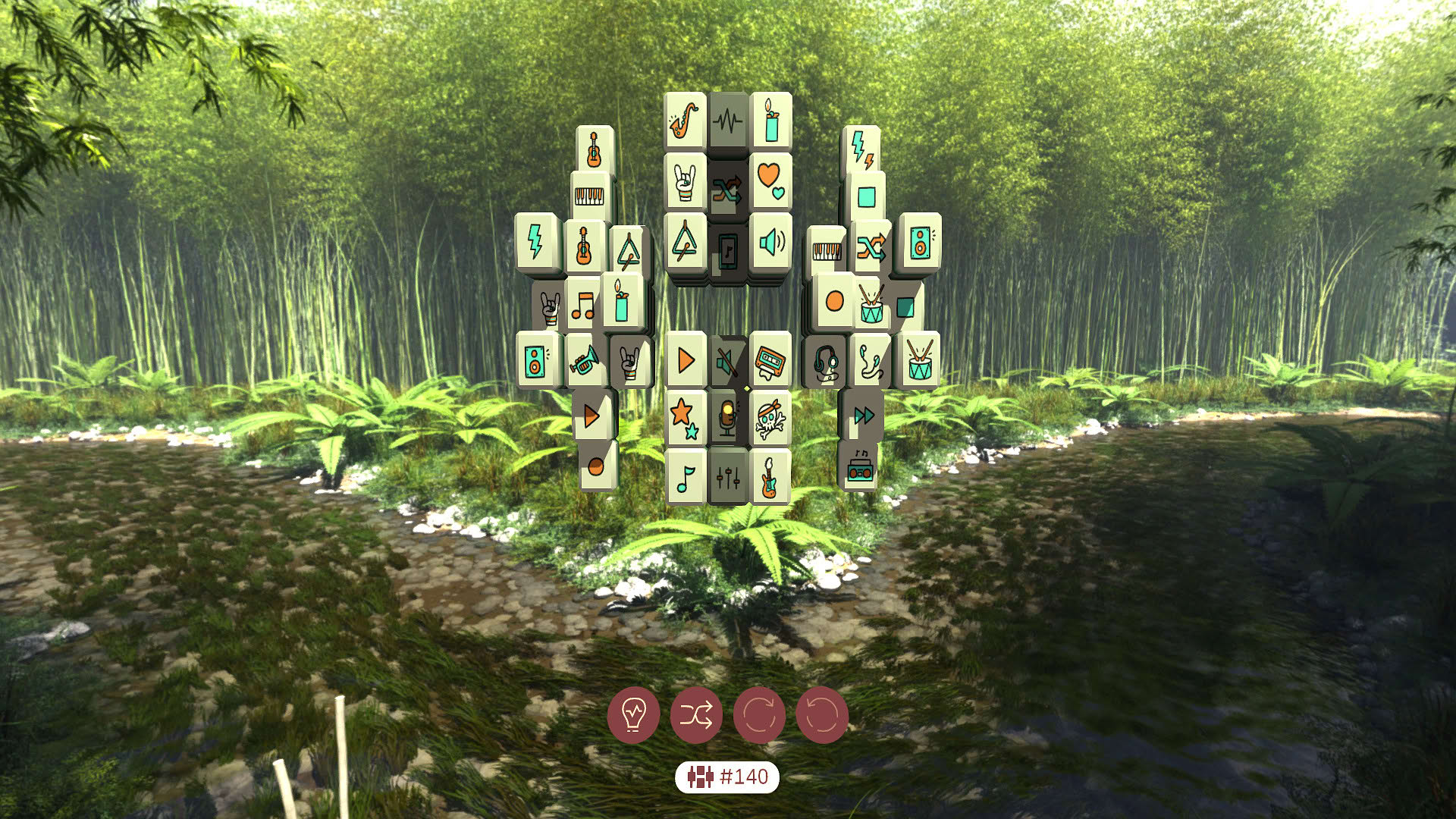 Screenshot for Relaxing VR Games: Mahjong