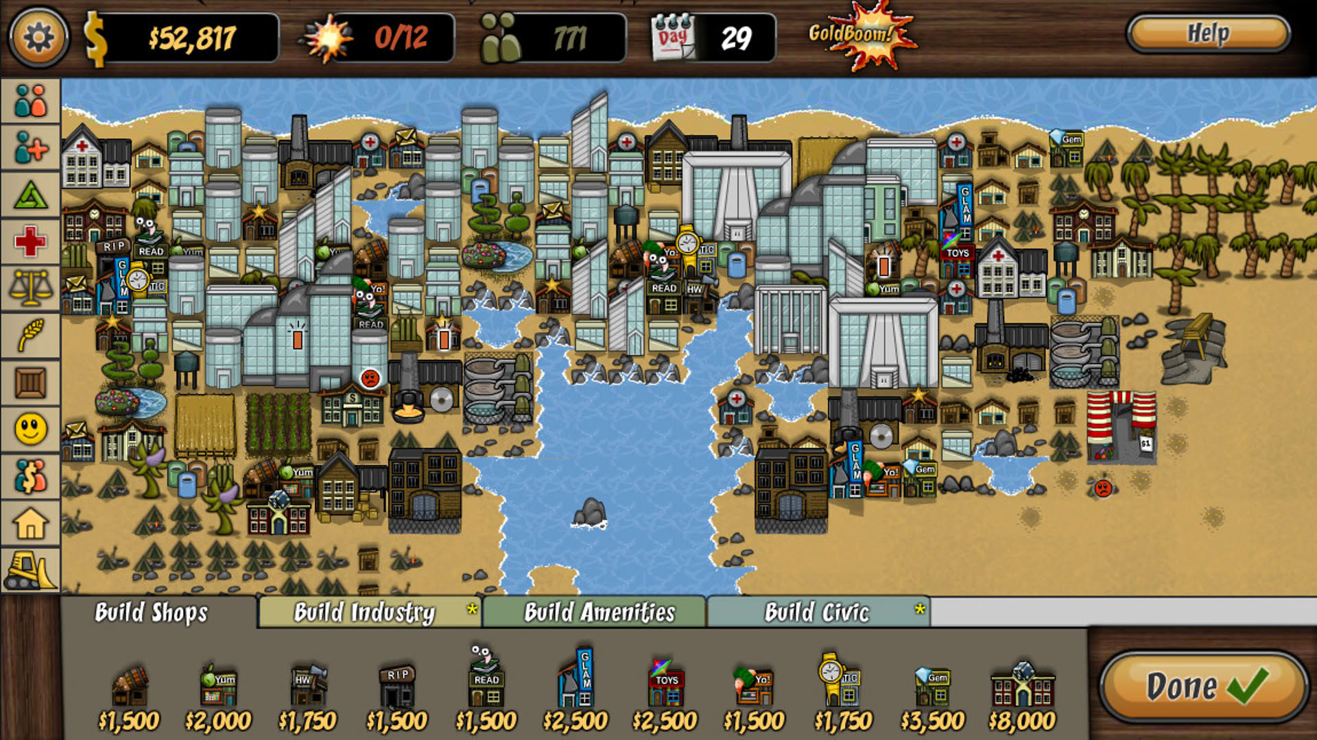 Screenshot for BoomTown! Deluxe