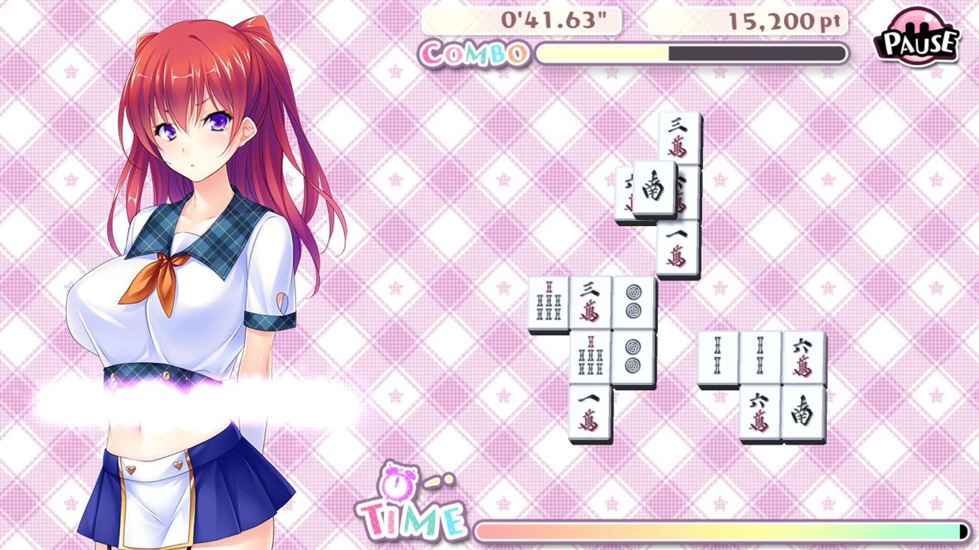 Screenshot for Delicious! Pretty Girls Mahjong Solitaire