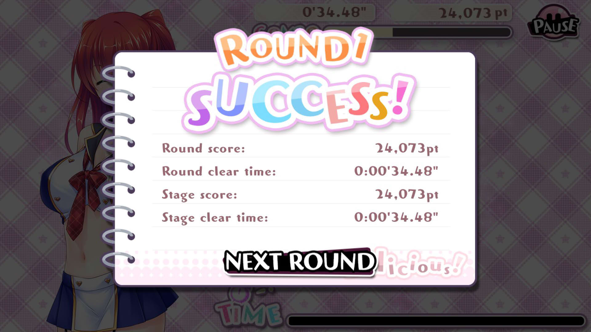 Screenshot for Delicious! Pretty Girls Mahjong Solitaire