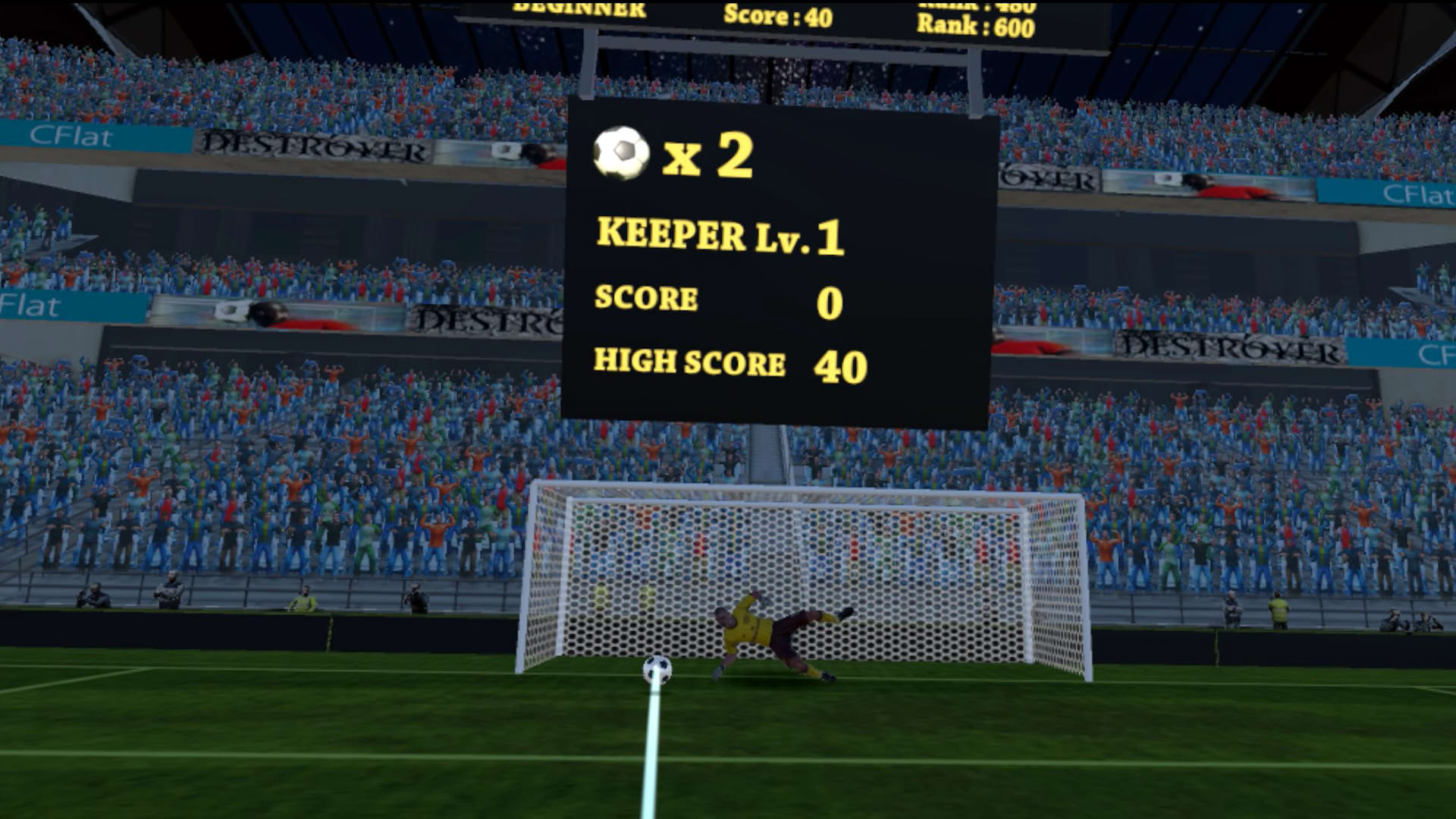 Screenshot for Head It!: VR Soccer Heading Game