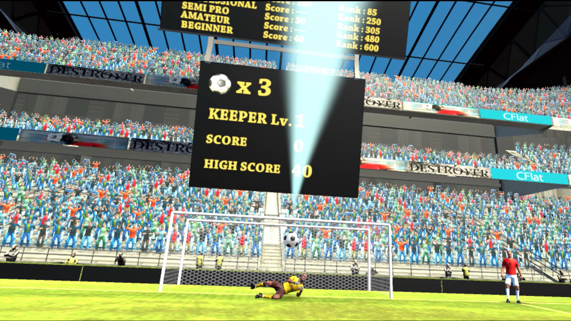 Screenshot for Head It!: VR Soccer Heading Game