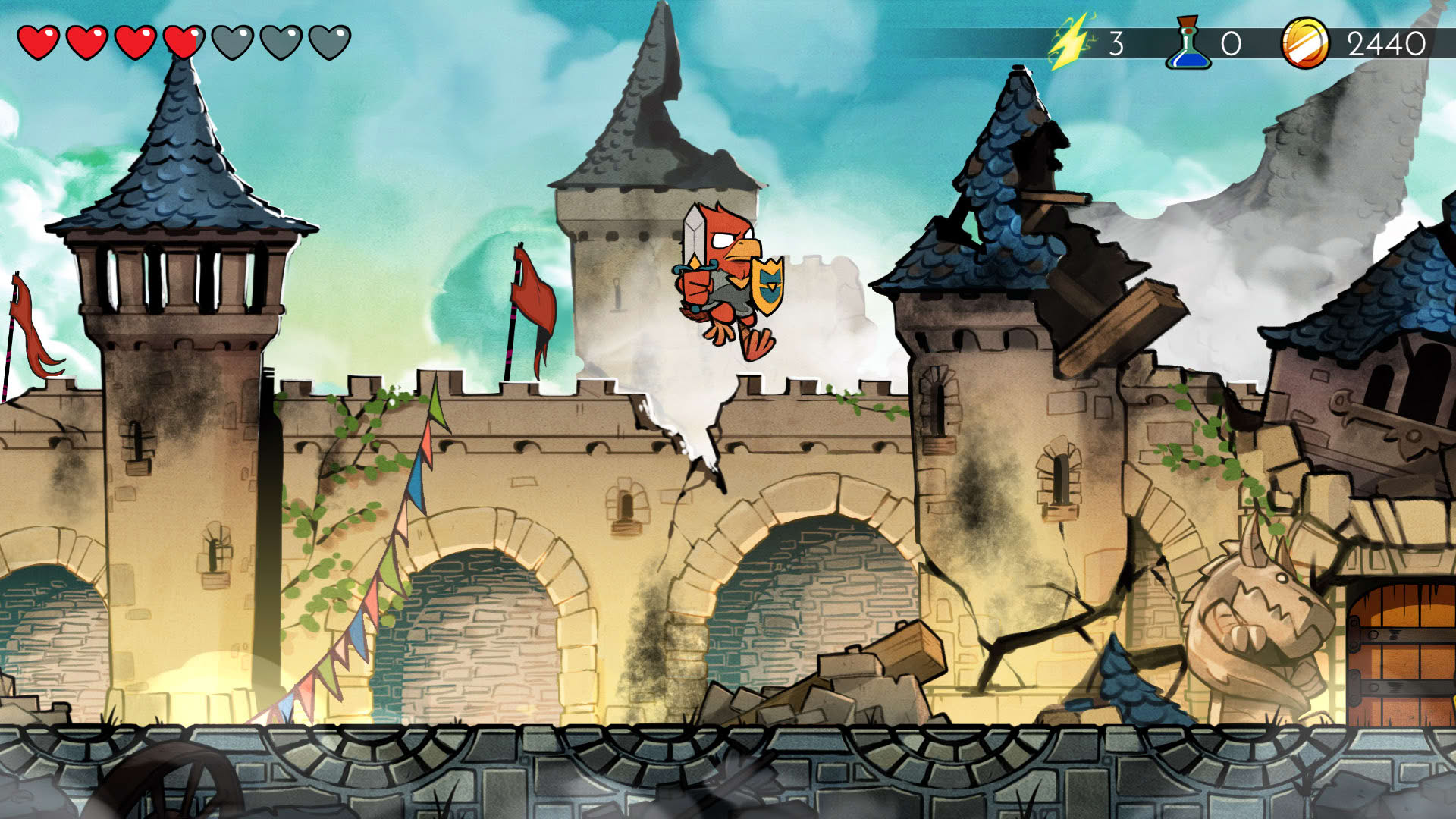 Screenshot for Wonder Boy: The Dragon's Trap