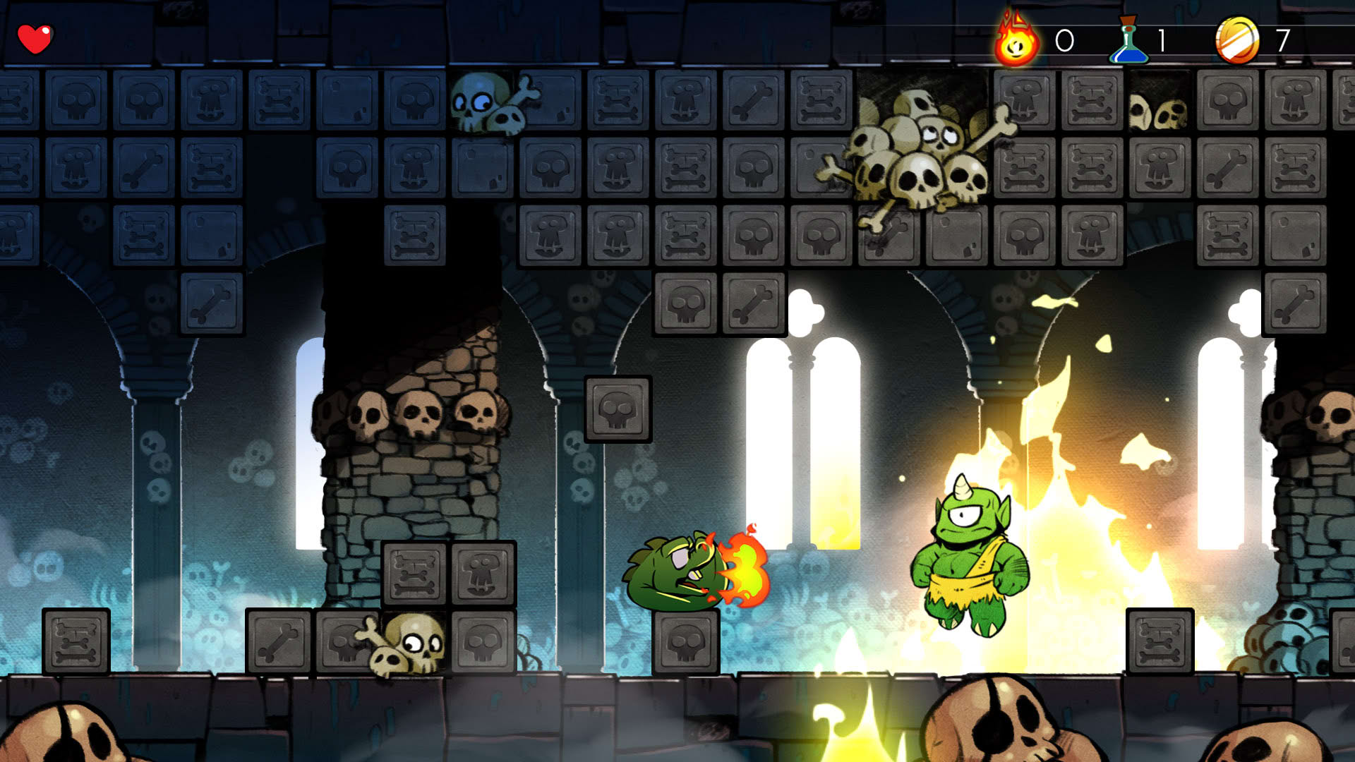 Screenshot for Wonder Boy: The Dragon's Trap