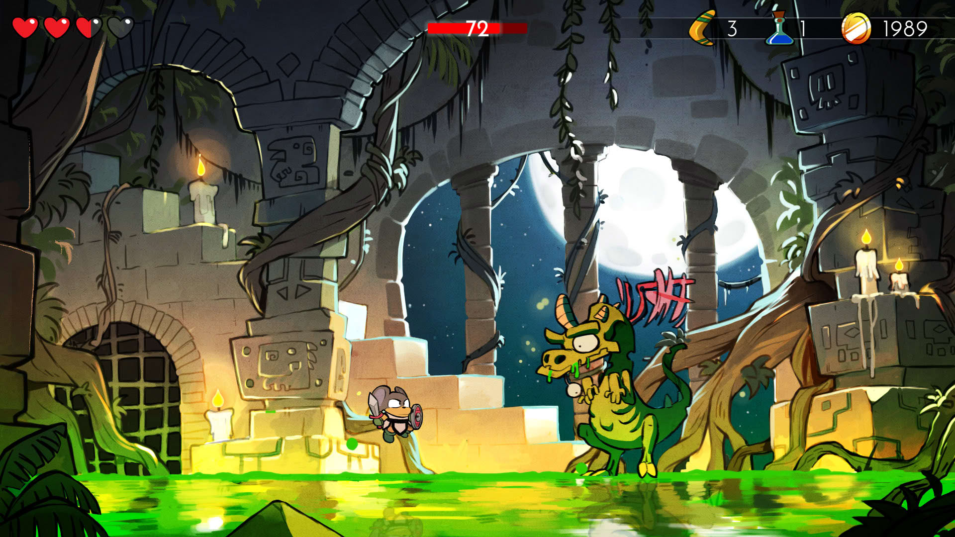 Screenshot for Wonder Boy: The Dragon's Trap