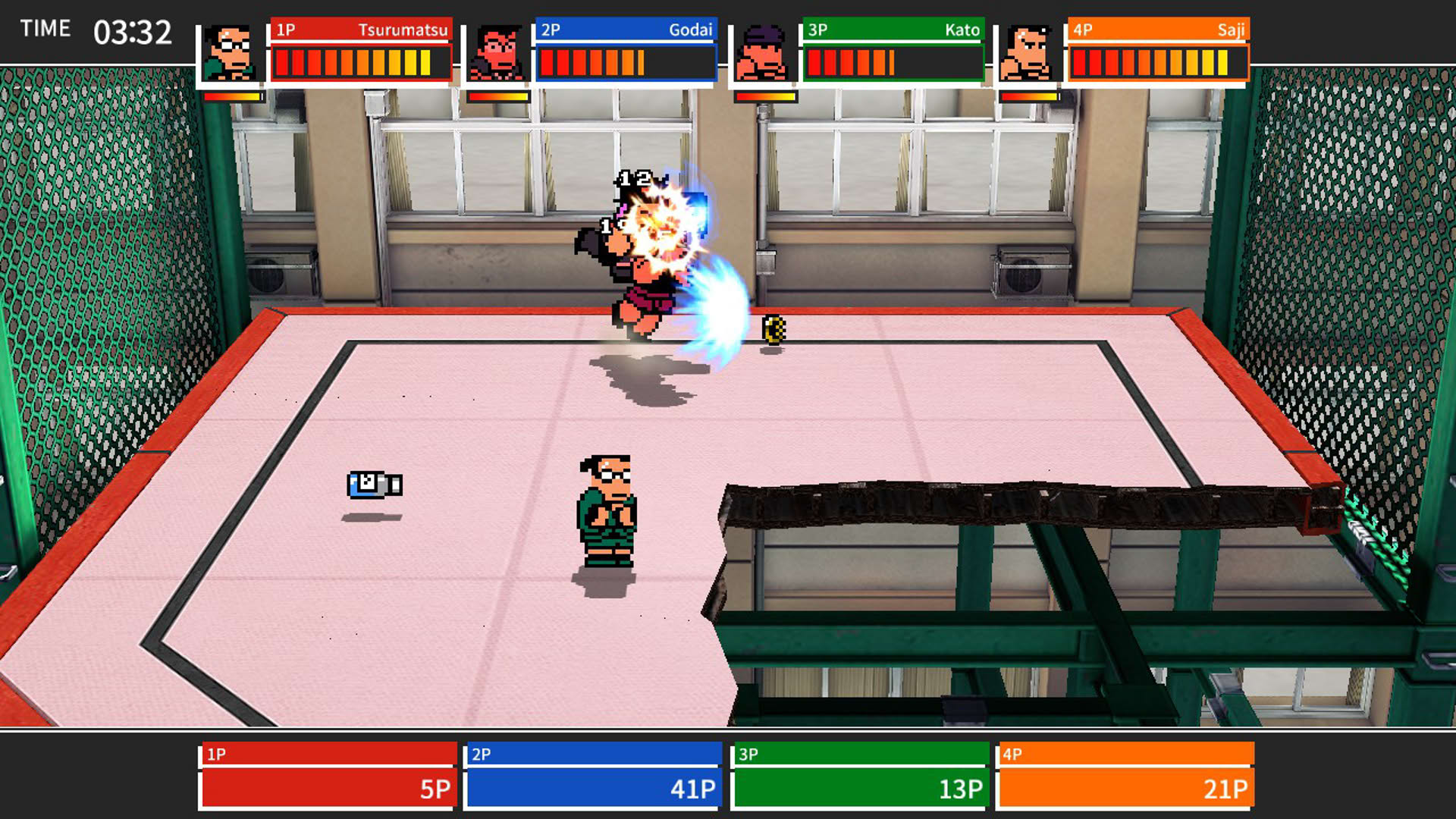 Screenshot for River City Melee: Battle Royal Special
