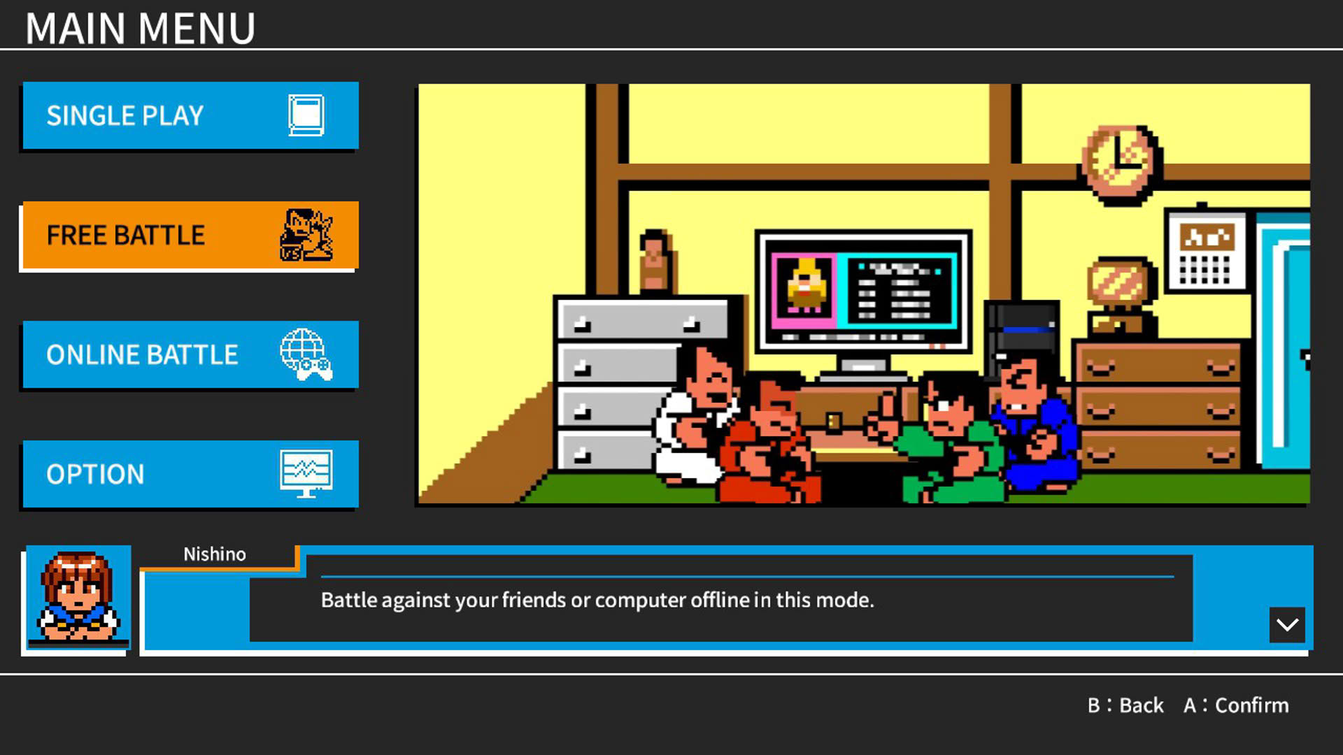 Screenshot for River City Melee: Battle Royal Special