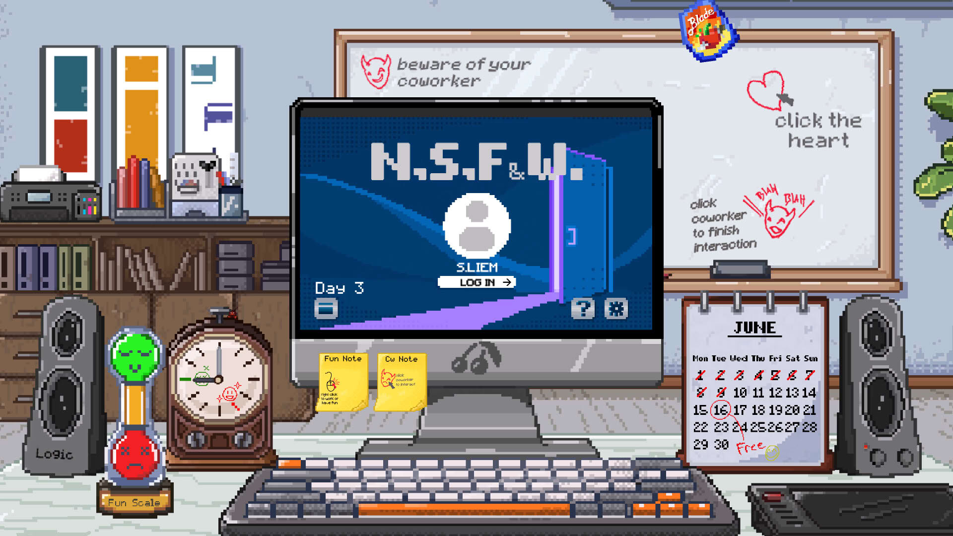 Screenshot for NSFW: Not a Simulator for Working