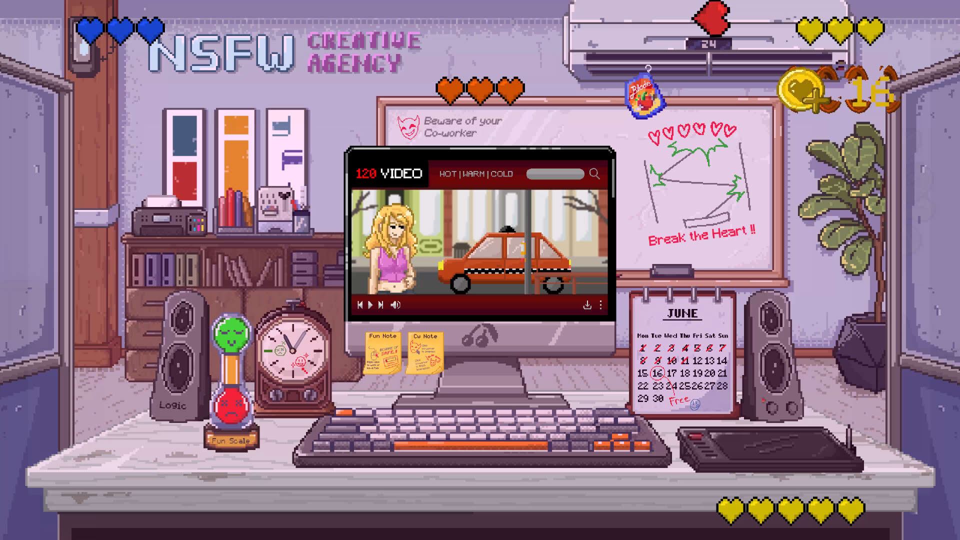 Screenshot for NSFW: Not a Simulator for Working