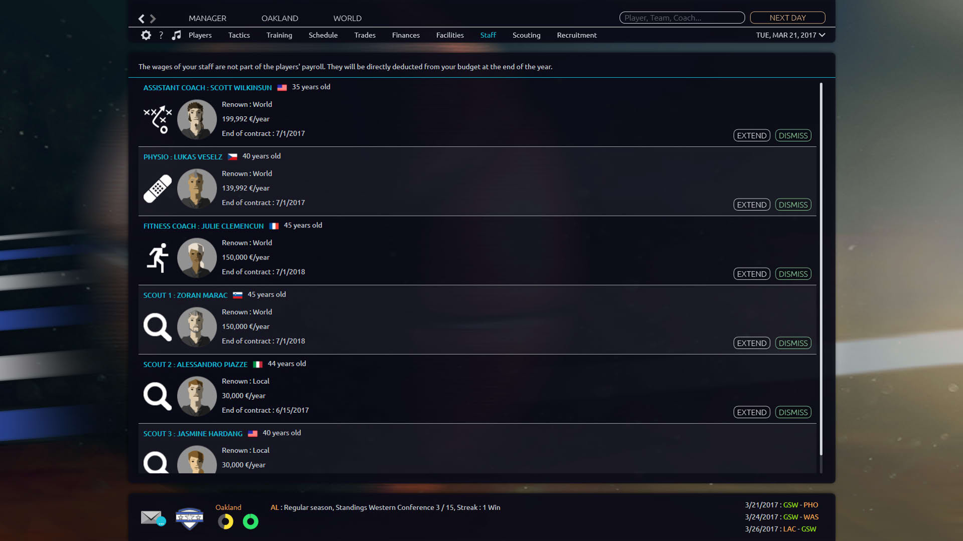 Screenshot for Pro Basketball Manager 2017