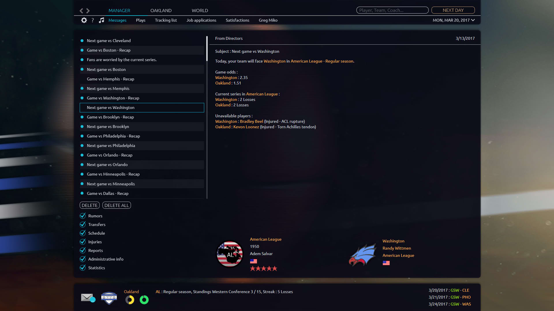 Screenshot for Pro Basketball Manager 2017