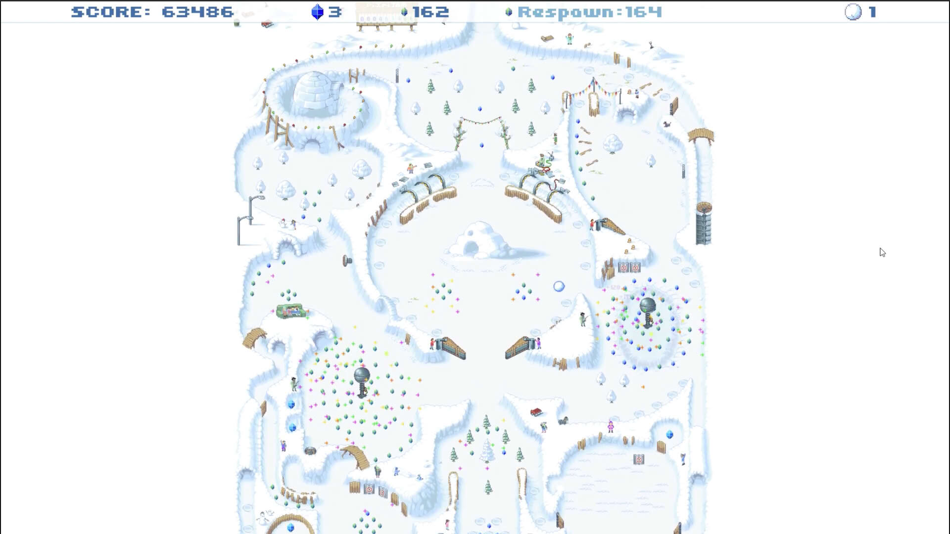 Screenshot for Snowball!