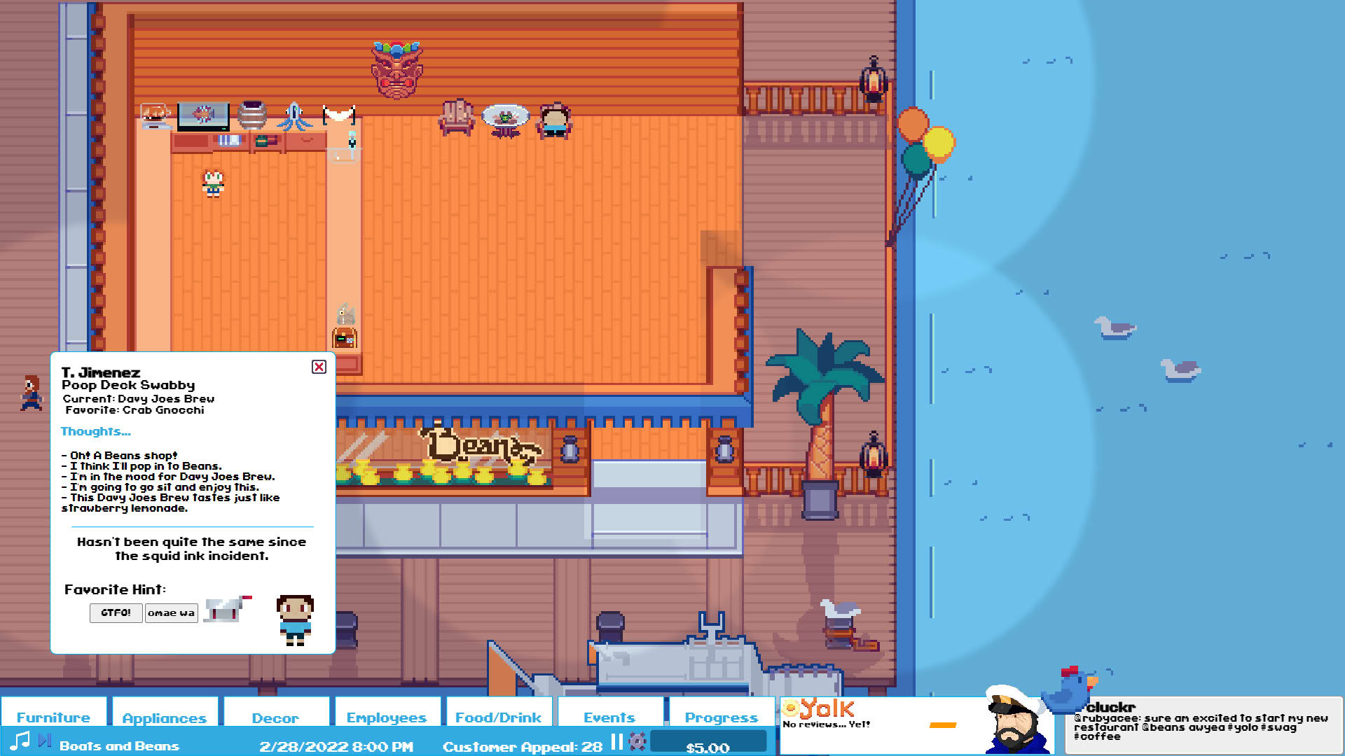Screenshot for Beans: The Coffee Shop Simulator