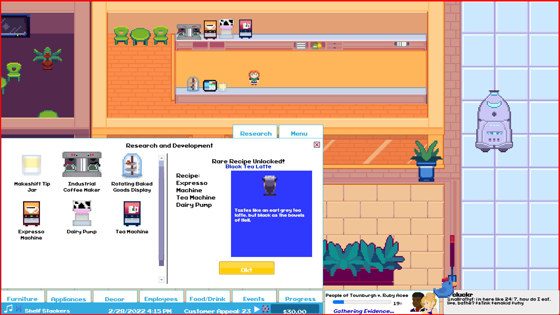 Screenshot for Beans: The Coffee Shop Simulator