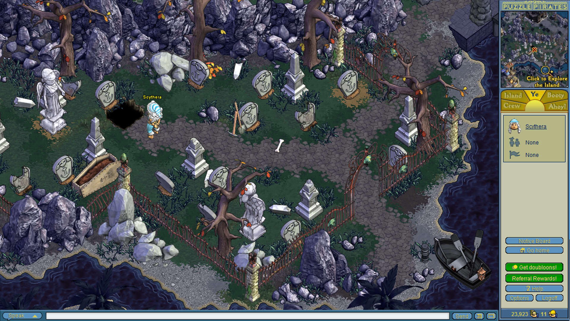 Screenshot for Puzzle Pirates: Dark Seas
