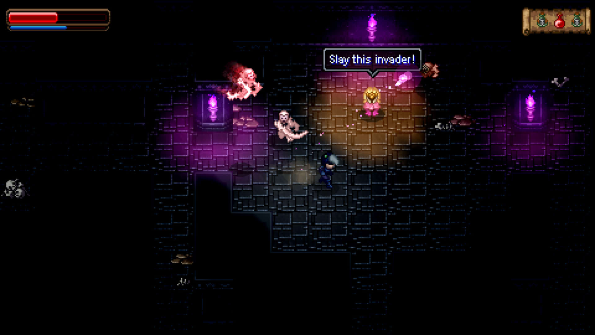 Screenshot for Wayward Souls: Curse of Shadow