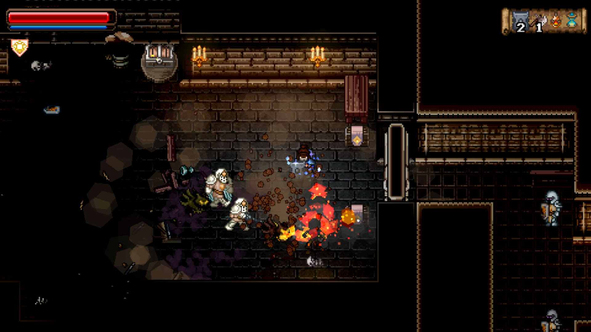 Screenshot for Wayward Souls: Curse of Shadow