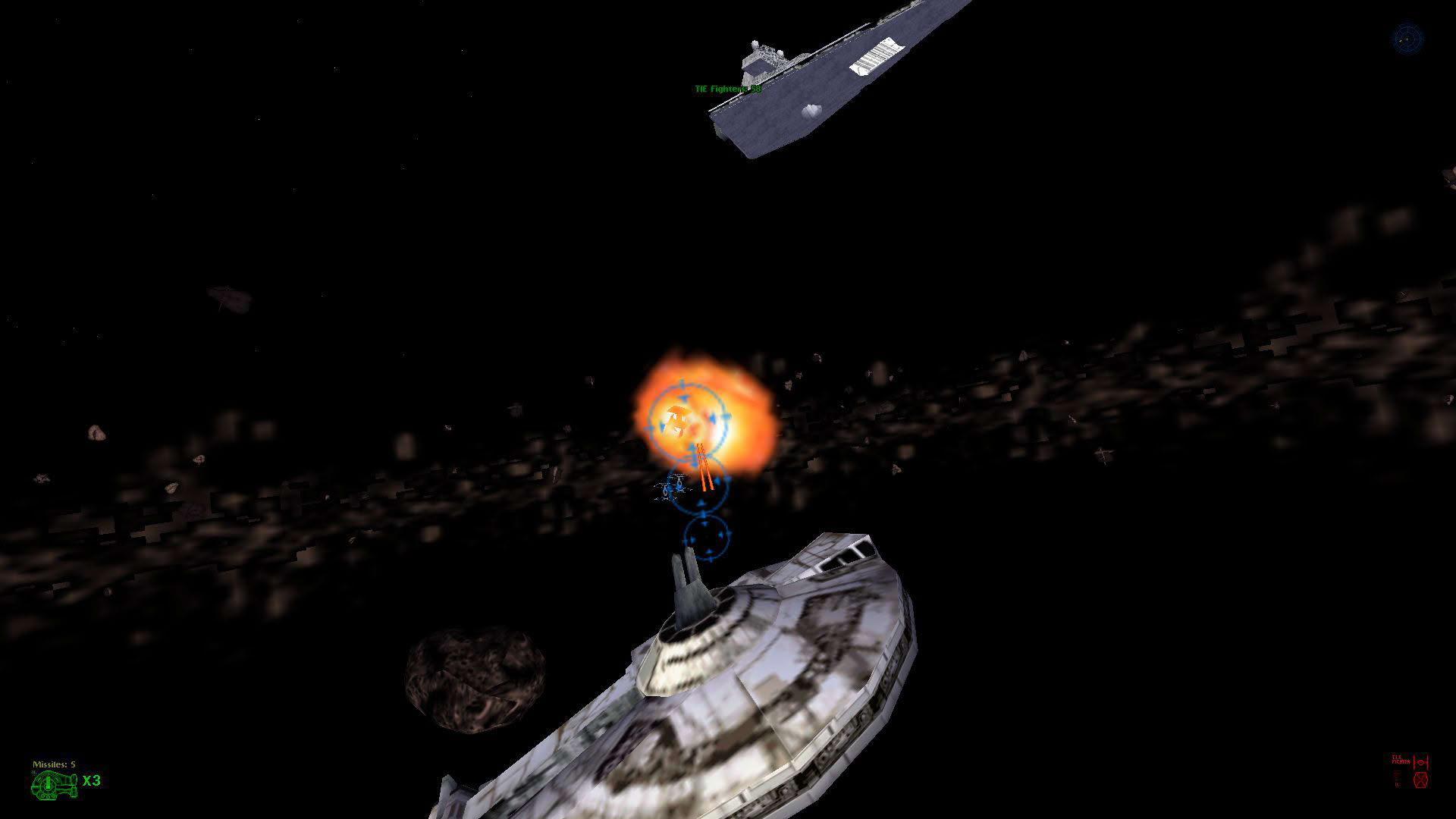 Screenshot for Star Wars: Shadows of the Empire