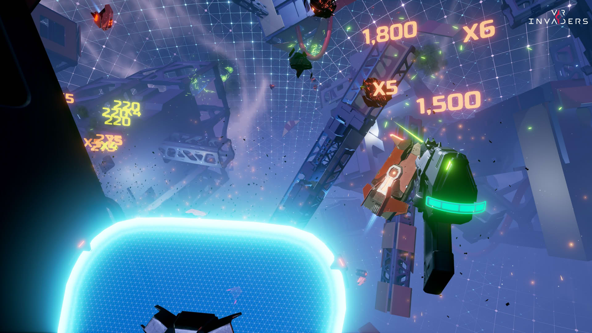 Screenshot for VR Invaders