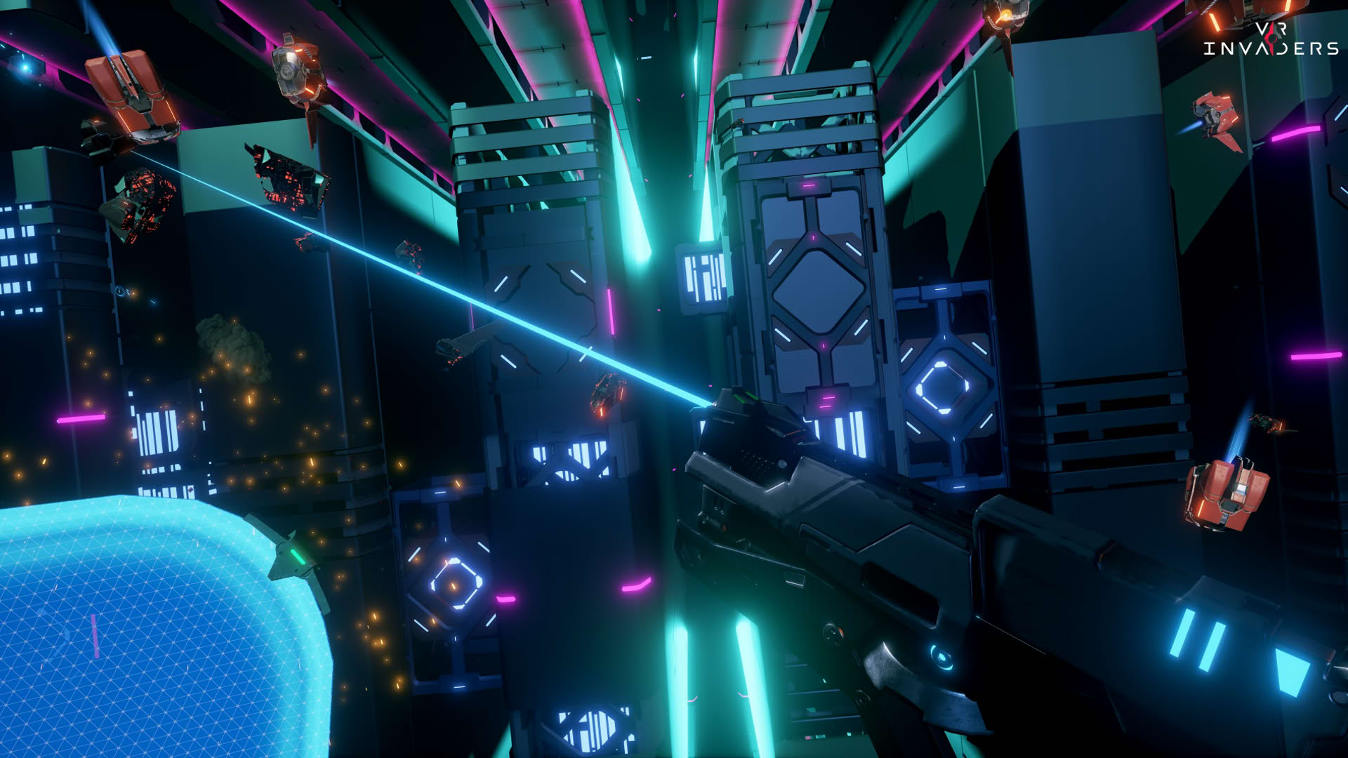 Screenshot for VR Invaders