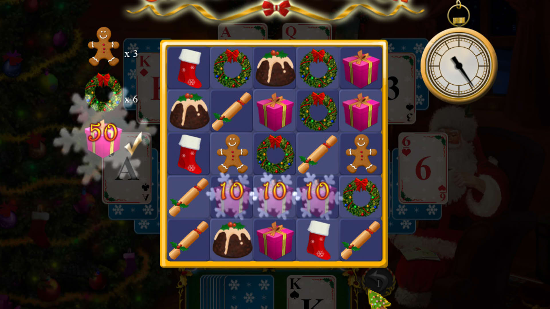 Screenshot for Santa's Christmas Solitaire