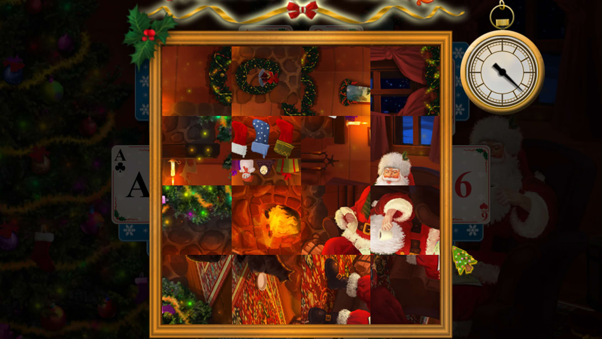 Screenshot for Santa's Christmas Solitaire