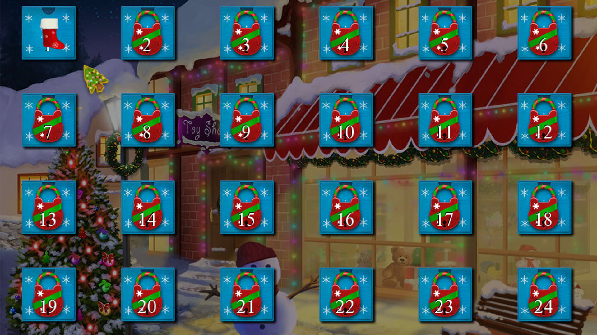 Screenshot for Santa's Christmas Solitaire