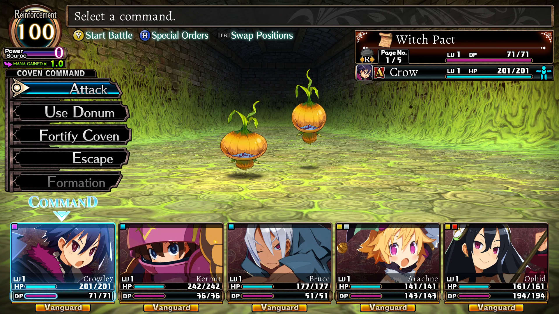 Screenshot for Labyrinth of Refrain: Coven of Dusk