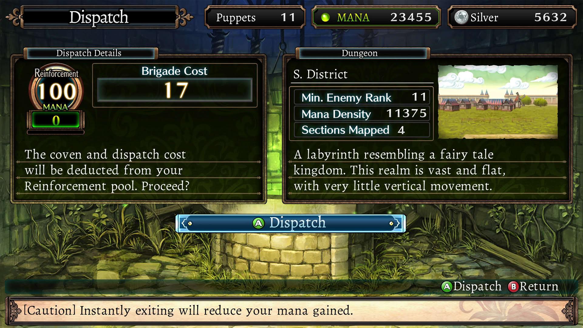 Screenshot for Labyrinth of Refrain: Coven of Dusk