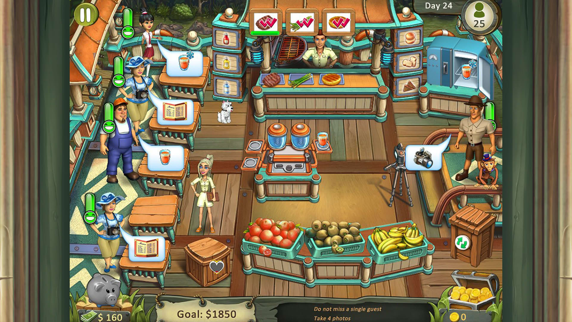 Screenshot for Katy and Bob: Safari Cafe