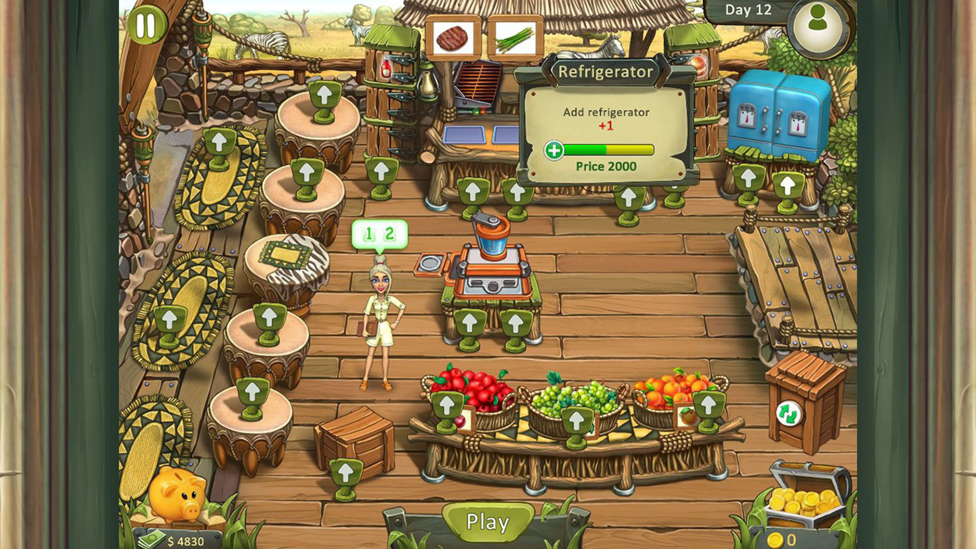 Screenshot for Katy and Bob: Safari Cafe