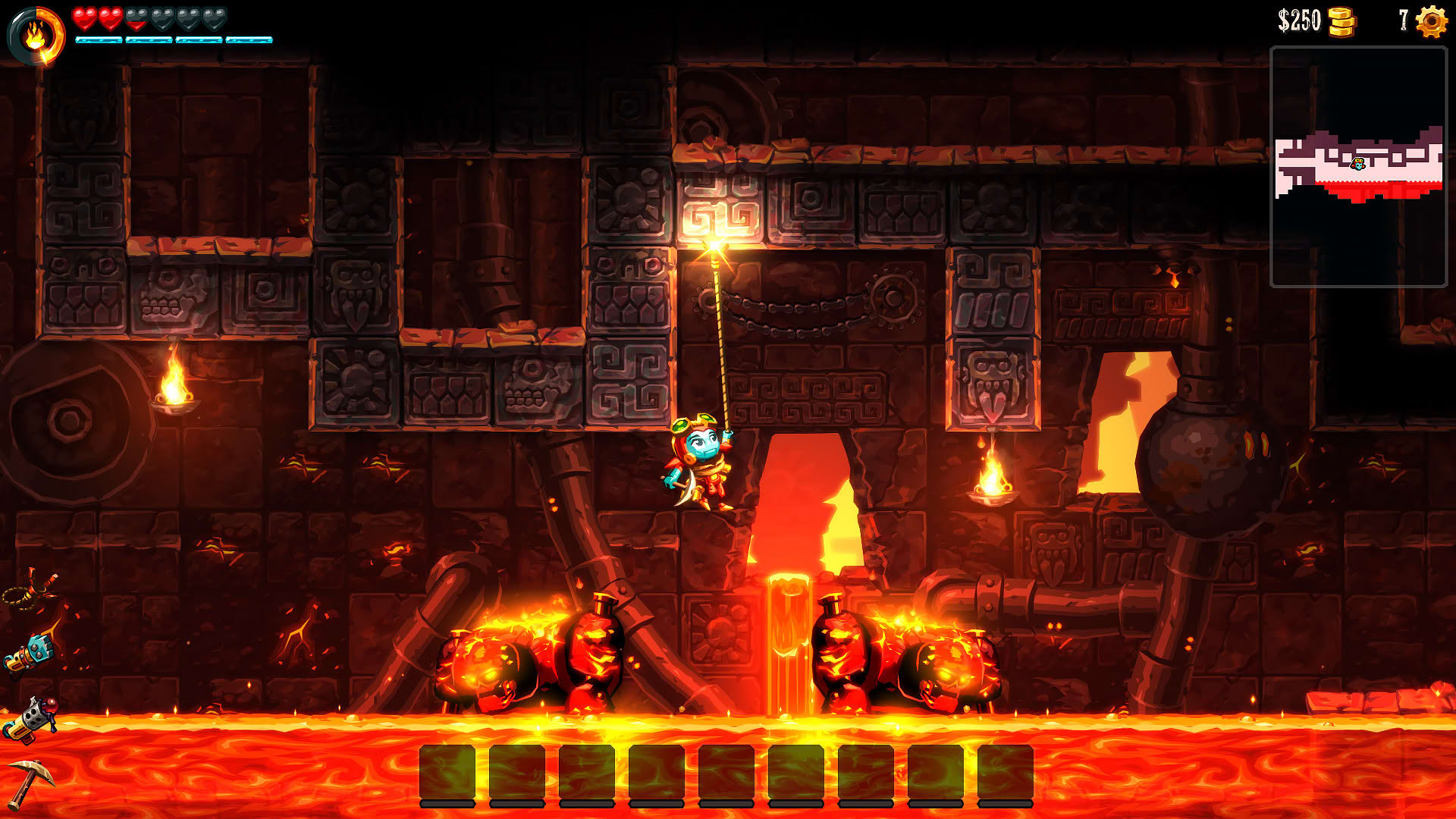 Screenshot for SteamWorld Dig 2