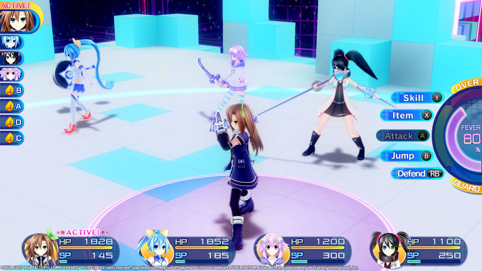 Screenshot for Superdimension Neptune vs. Sega Hard Girls