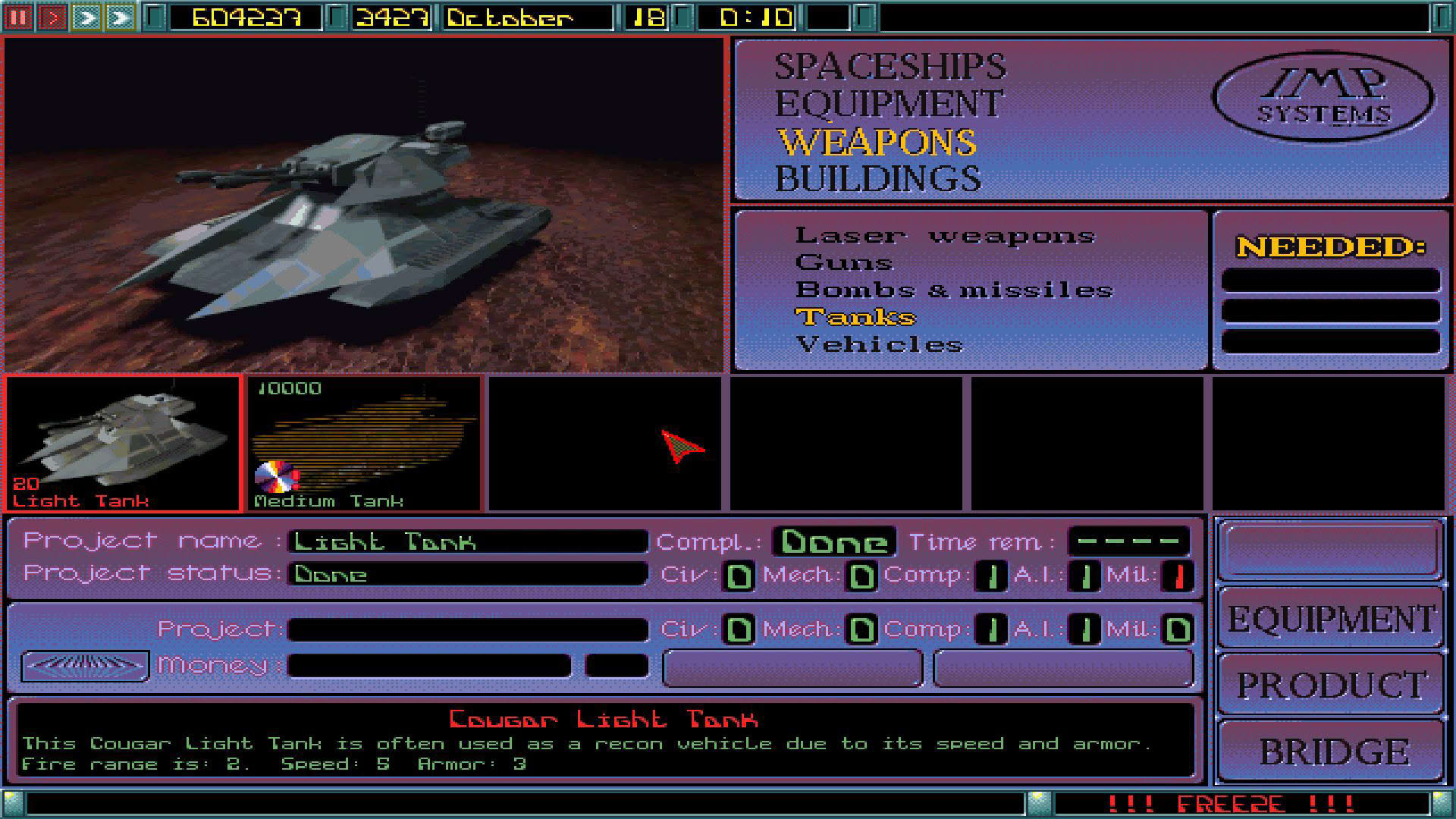 Screenshot for Imperium Galactica