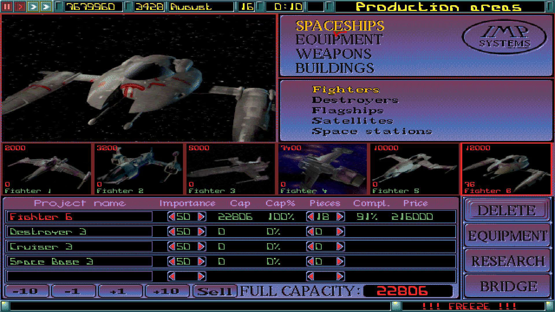 Screenshot for Imperium Galactica