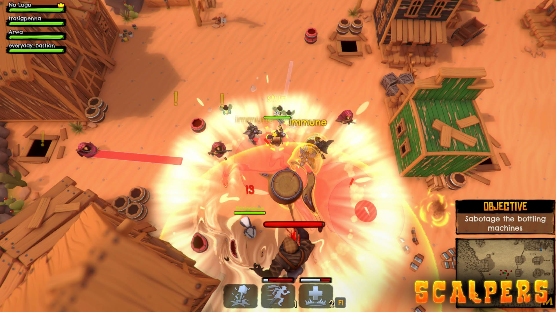 Screenshot for Scalpers: Turtle & the Moonshine Gang