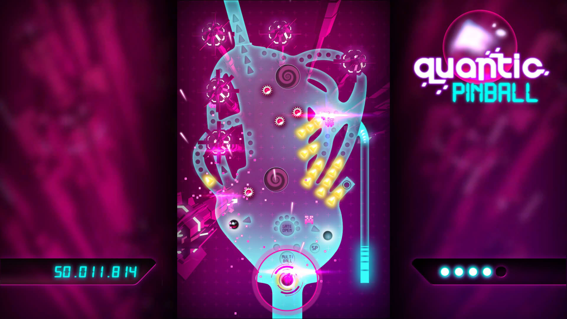 Screenshot for Quantic Pinball