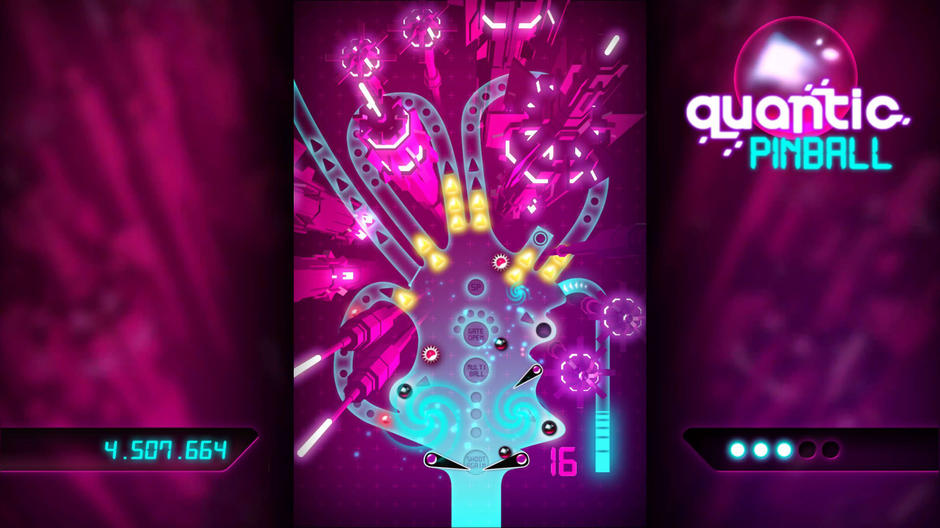 Screenshot for Quantic Pinball