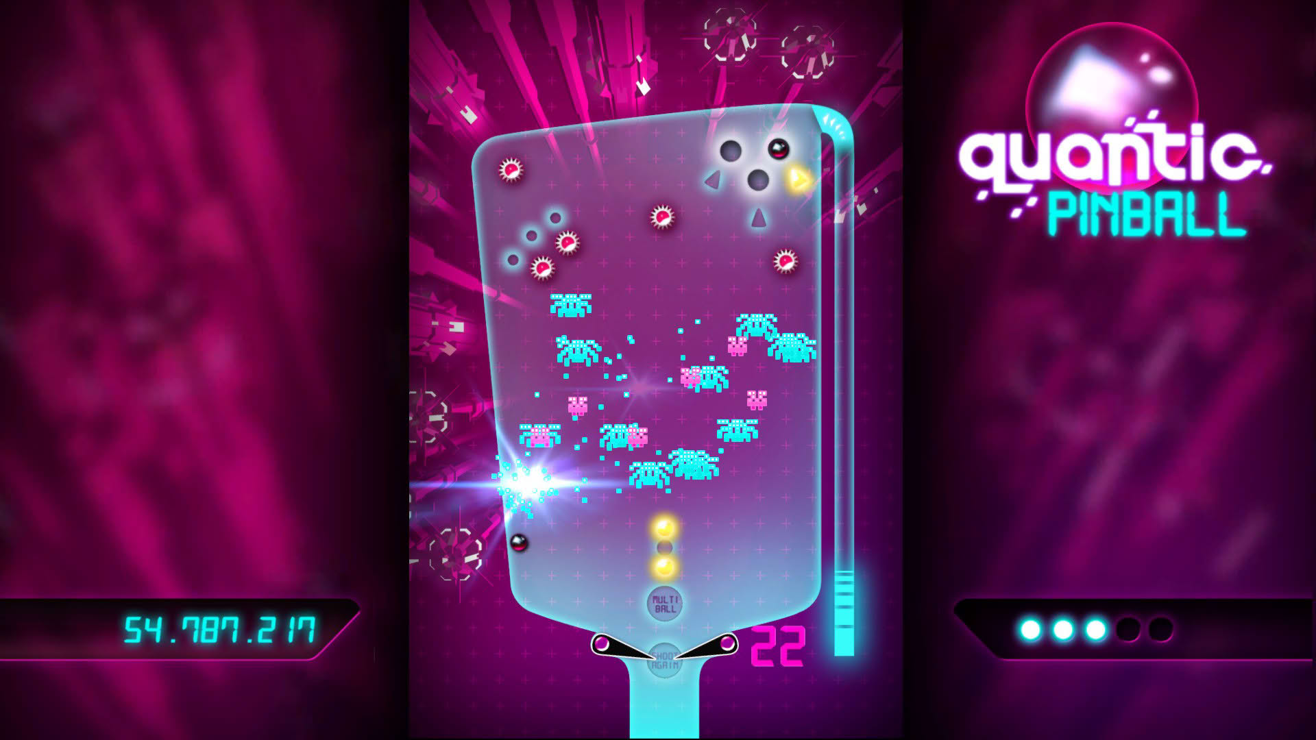 Screenshot for Quantic Pinball