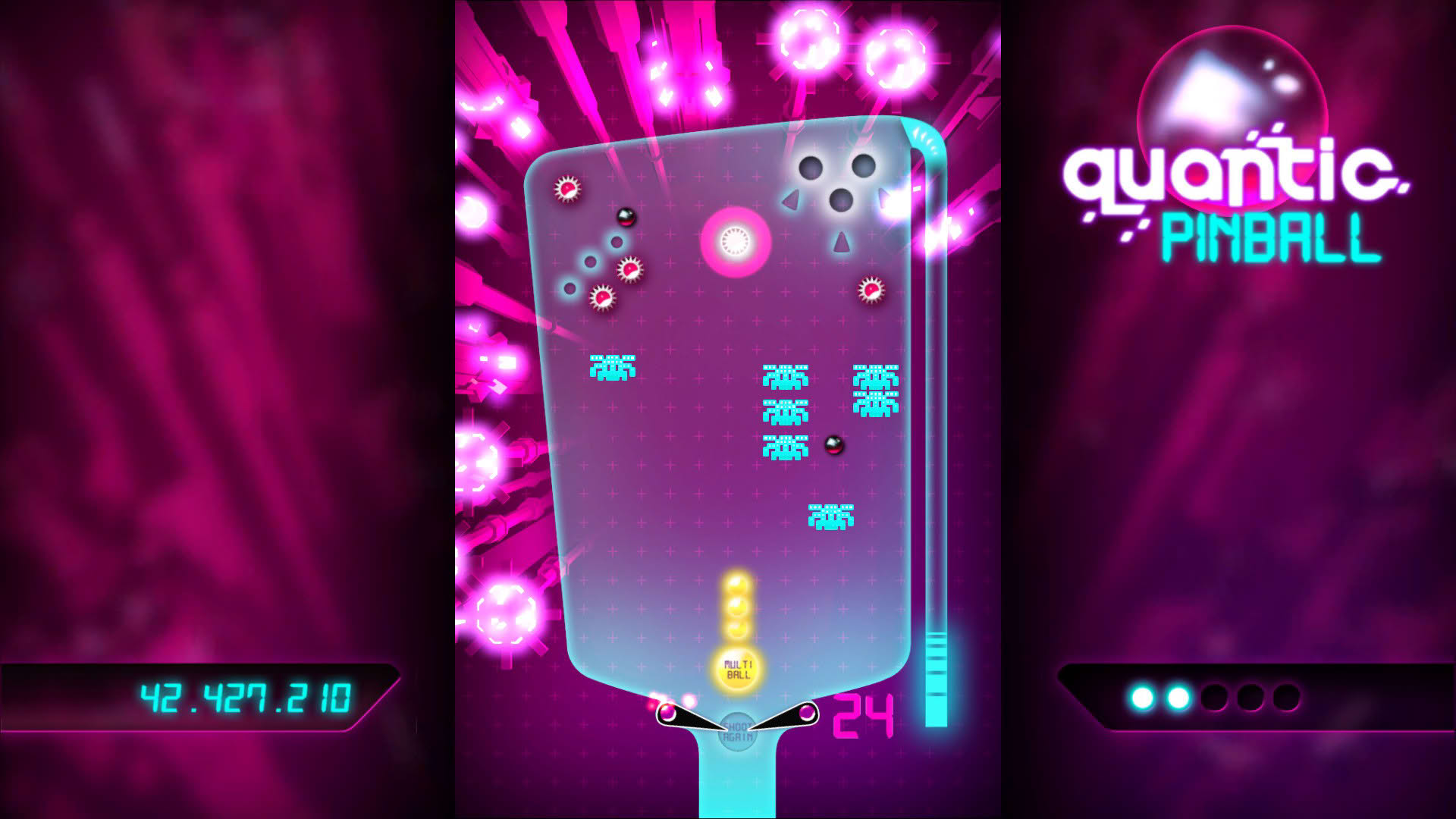 Screenshot for Quantic Pinball