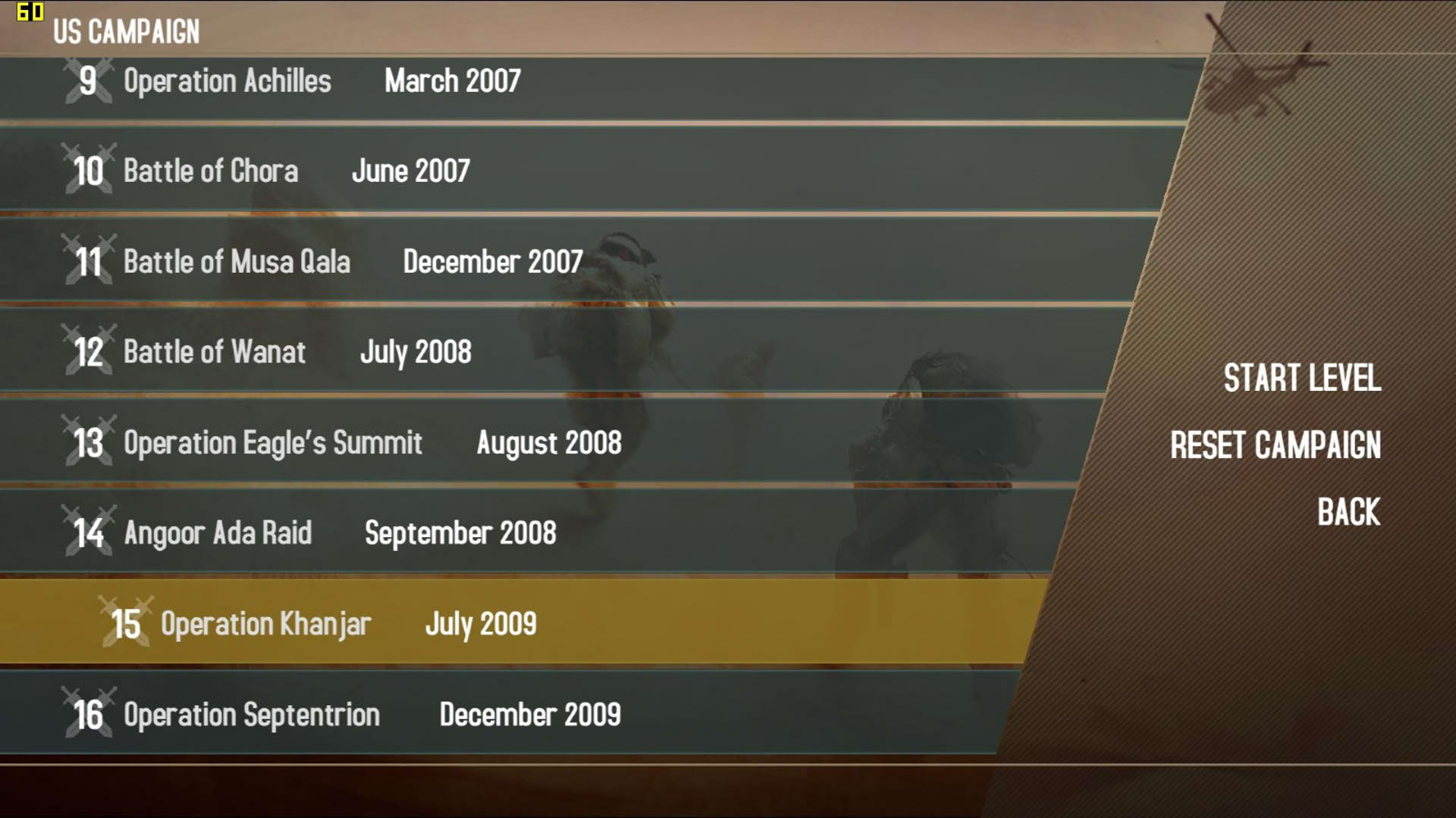 Screenshot for Afghanistan '11